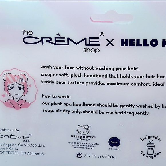 🎀Hello Kitty Plush Spa Headband - Picture 2 of 2